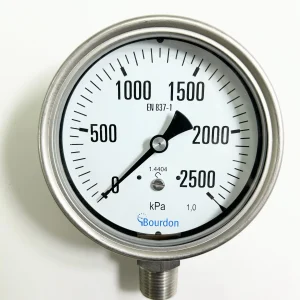 Bourdon MEX5 D60 D26 Pressure Gauge